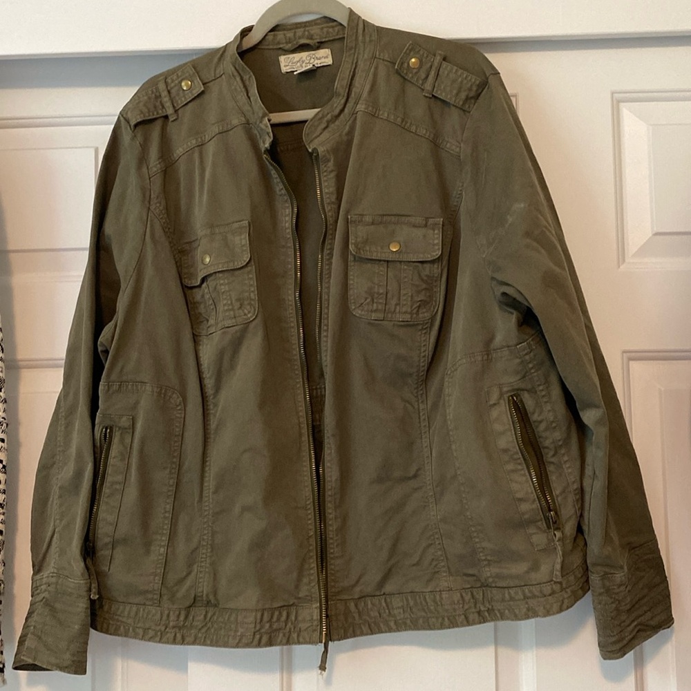 Lucky Brand Olive Cargo Jacket